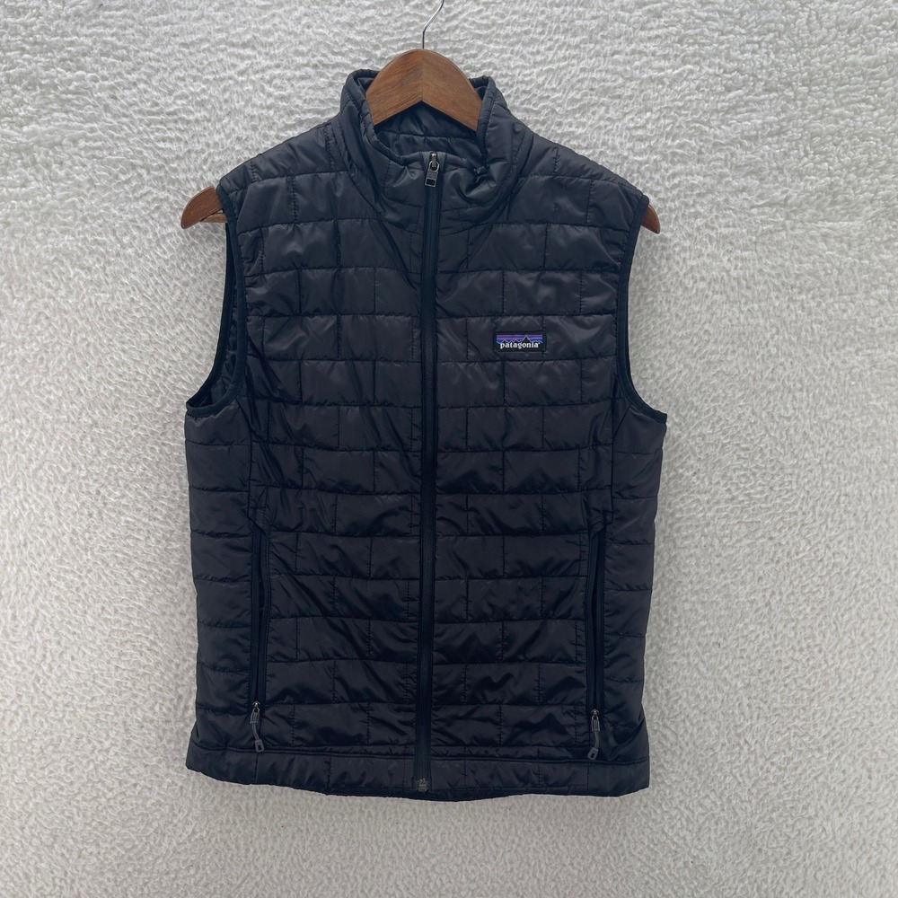 Patagonia Nano Puff Vest Mens S Black Primaloft Outdoor Preppy Gorpcore 84242